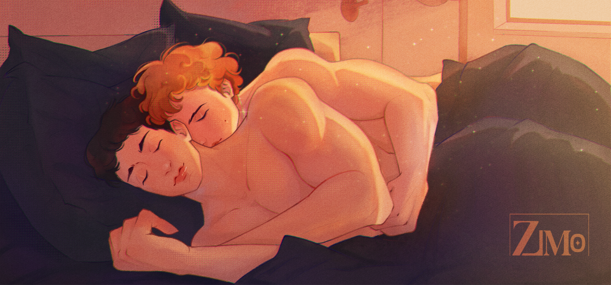 Heated Rivalry Fanart - Shane Hollander and Ilya Hozanov - Book by Rachel Reid